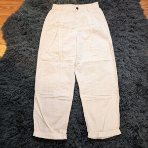 Raquel Allegra white corduroy pants sz 0
